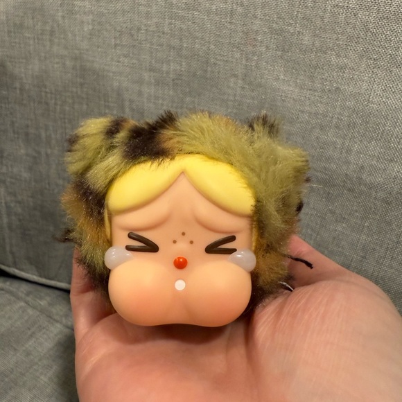 Authentic Pop Mart Cry Baby Wild but Cutie Vinyl Plush Pendant - Camo - Picture 1 of 6